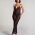 Slipdress Maxime, Zwart