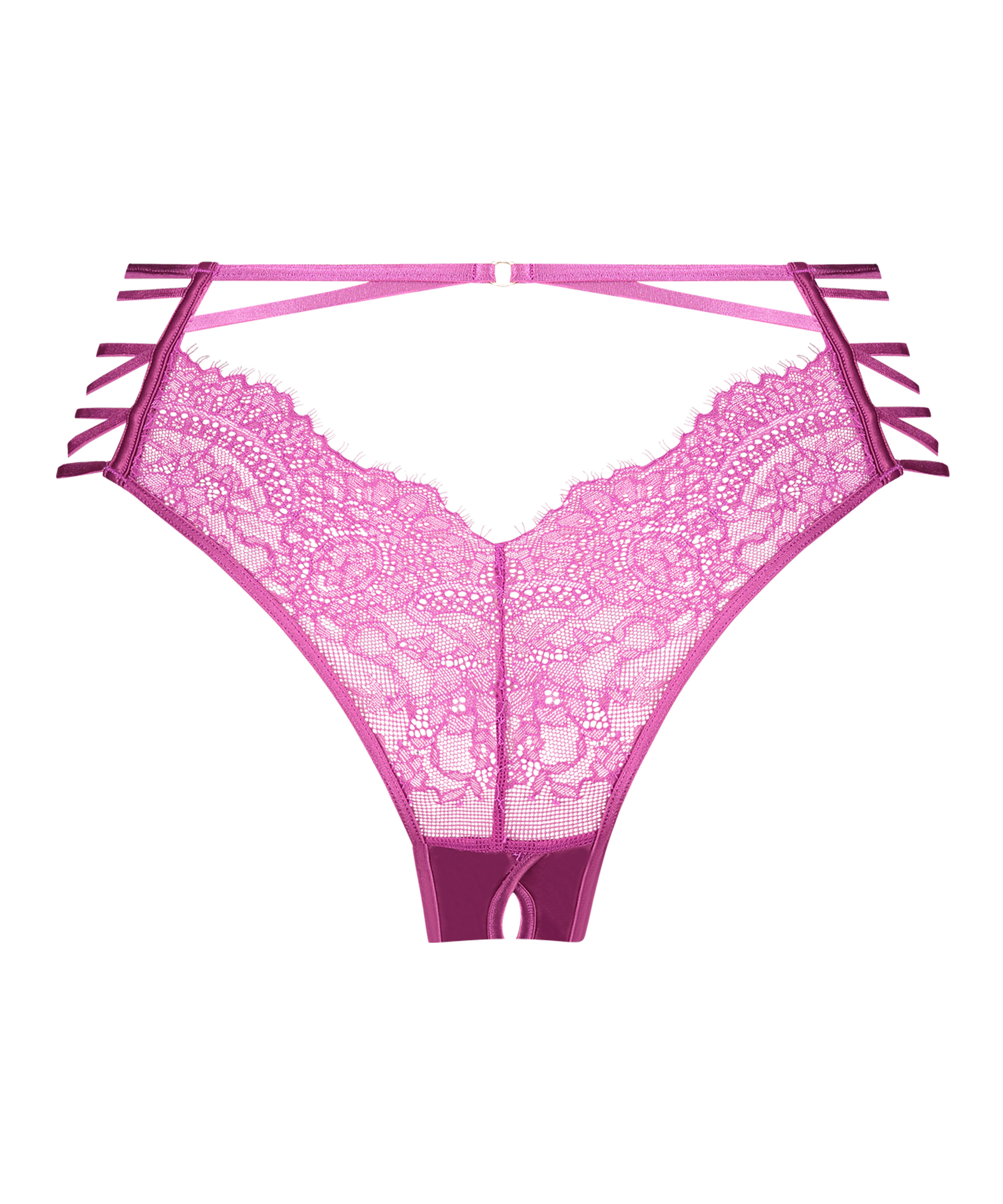 Brazilian met open kruis Monet, Paars, main