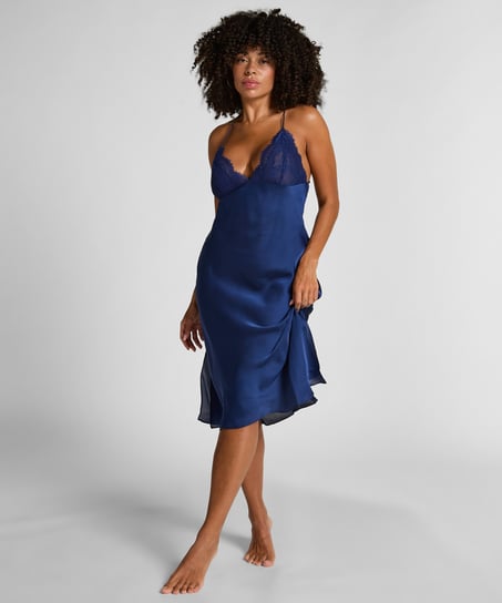 Slipdress Dorothy, Blauw