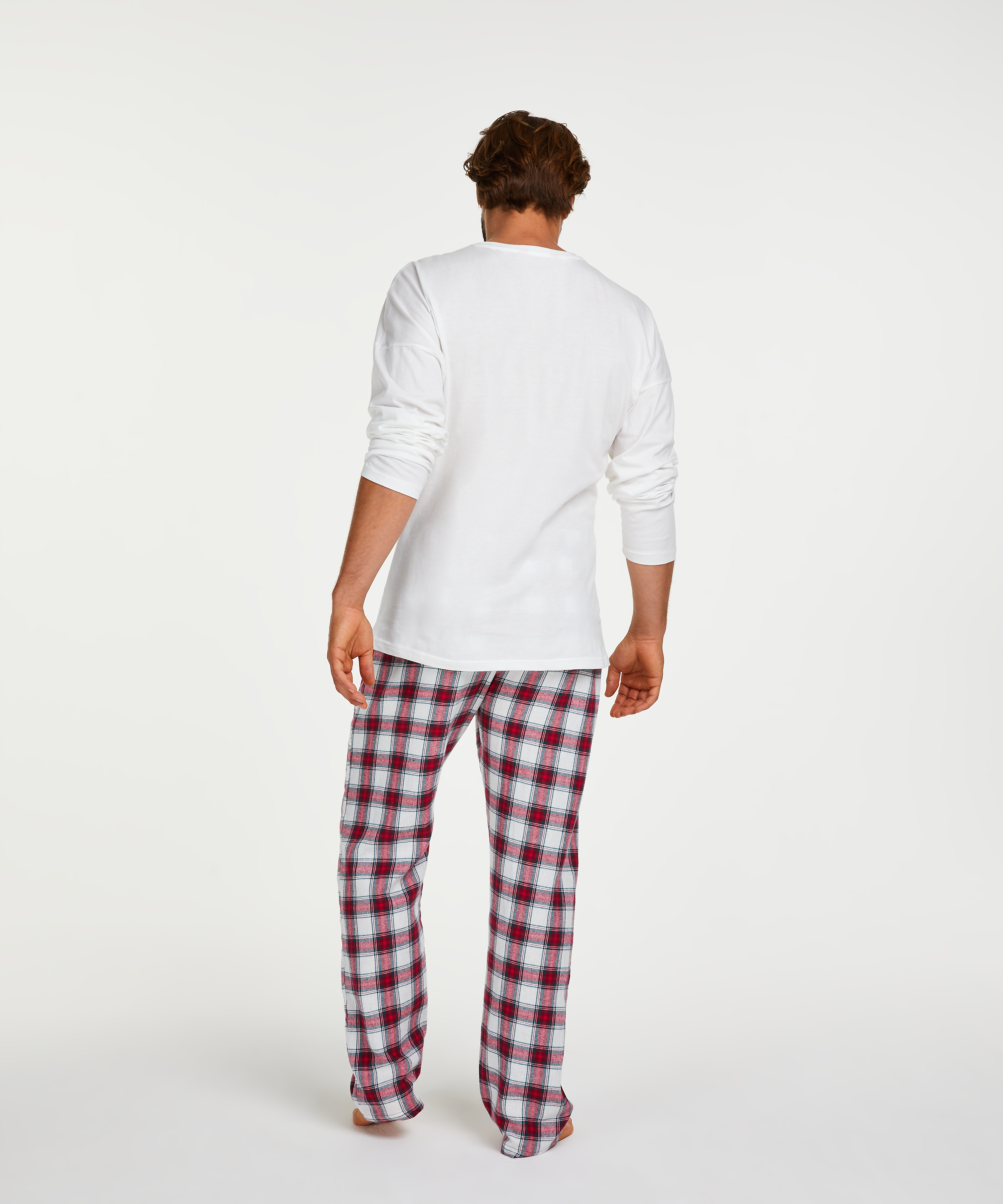 Pyjamaset heren, Rood, main