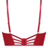 Soutien-gorge à armatures longline push-up préformé Charlotta, Rouge