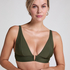 Triangel bikinitop Luna, Groen