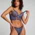Voorgevormde push-up longline beugel bh Lotta, Blauw