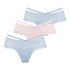 3-pack boxerstring Quinn, Blauw