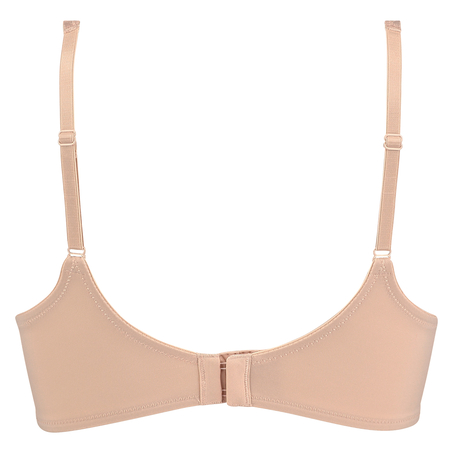 Voorgevormde beugel bh Satin lace, Beige