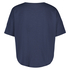 Pyjama top korte mouwen loose fit, Blauw