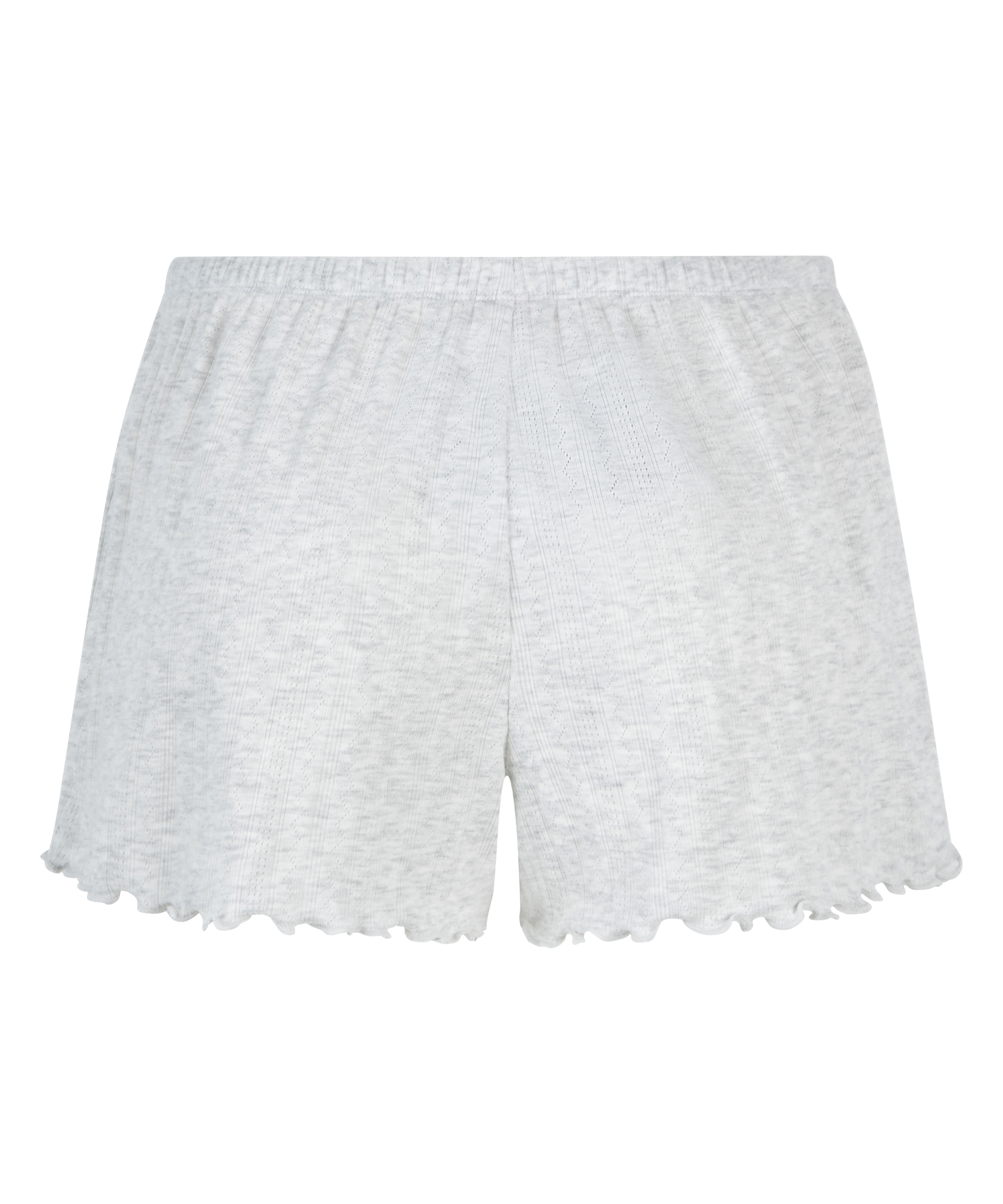 Pyjama shorts Pointelle, Beige, main