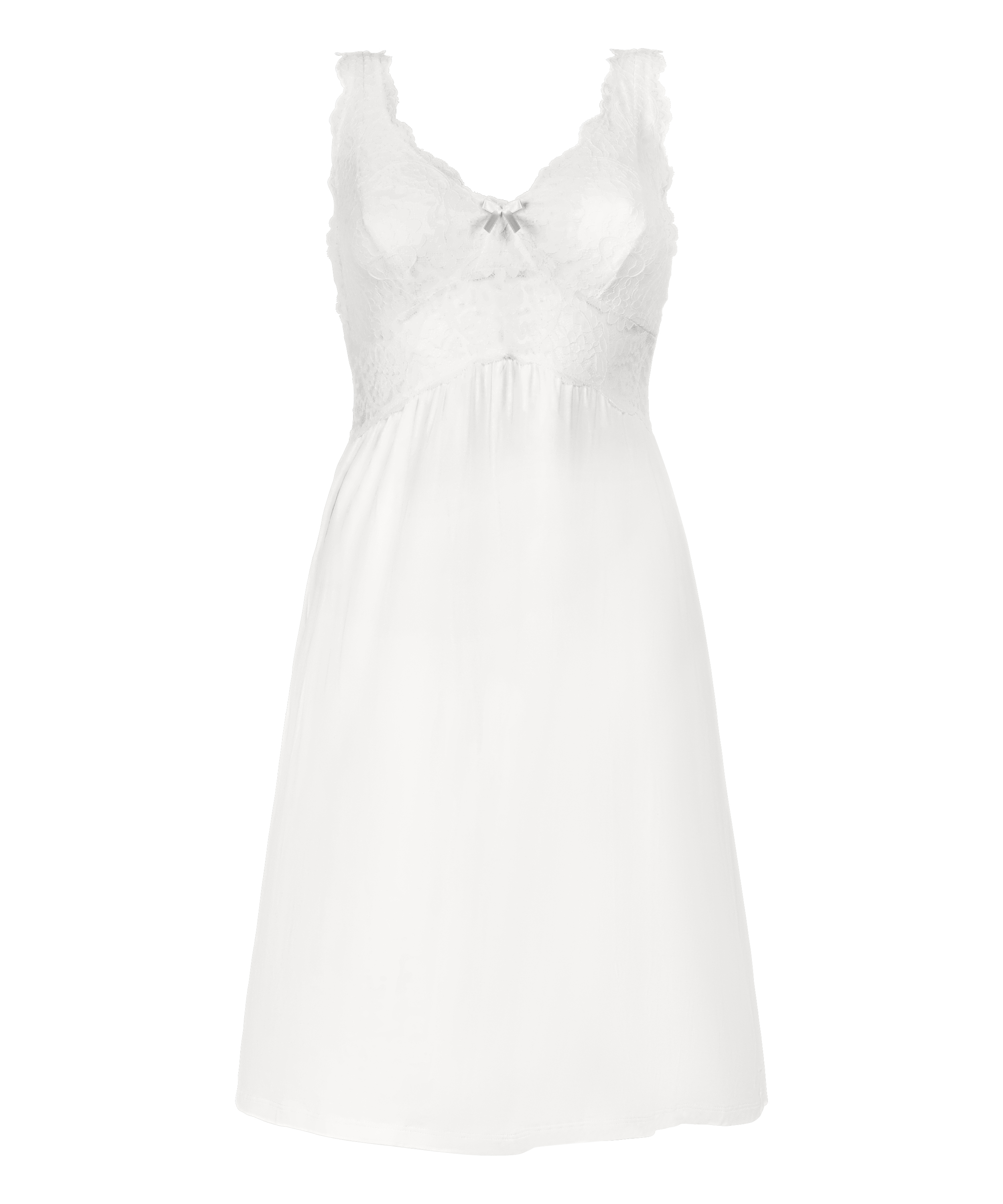 Slipdress Nora Lace, Wit, main