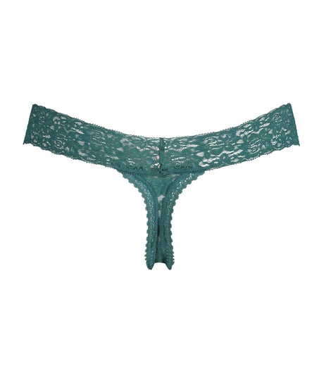 String dentelle florale, Bleu