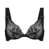 Soutien-gorge non rembourr&eacute; &agrave; armatures Hana, Noir