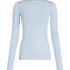 super soft Boothals shirt met Cashmere, Blauw