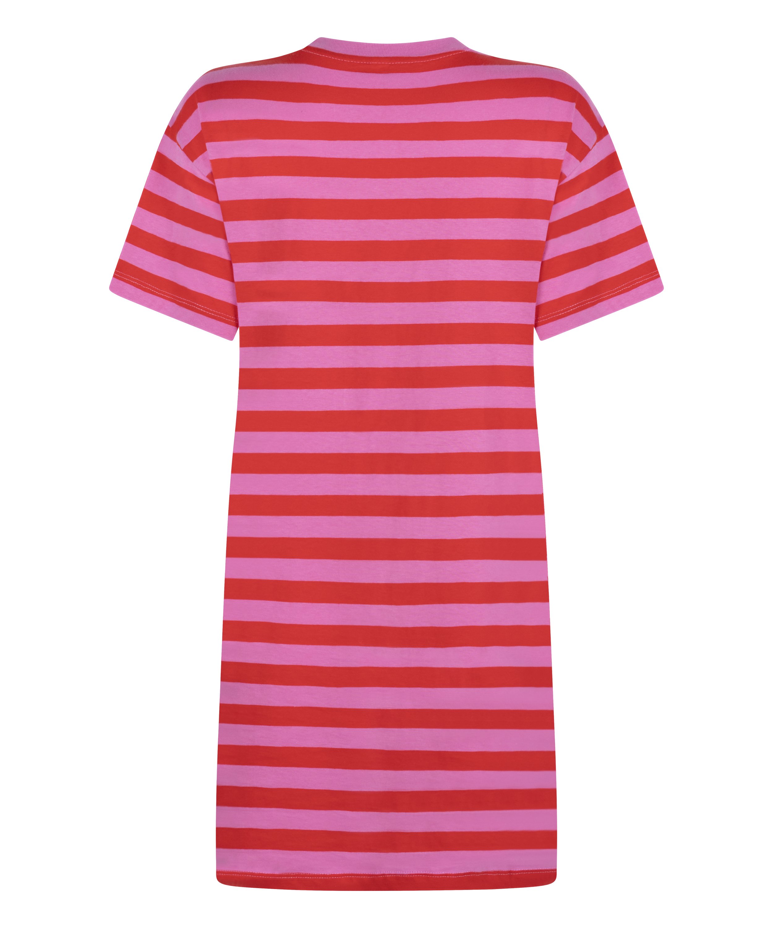 Nachthemd ronde hals, Roze, main