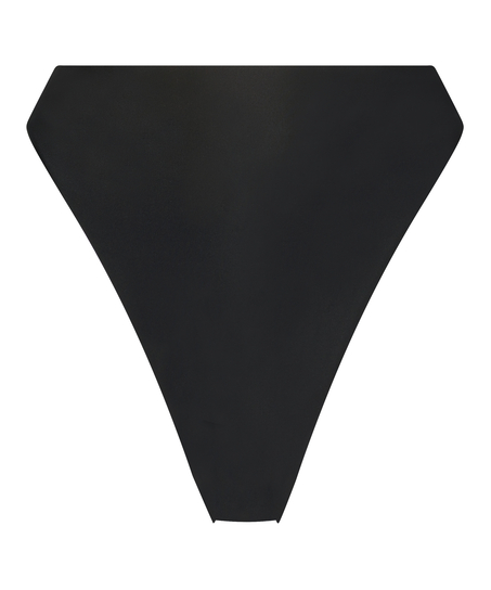 Bas de bikini échancré Sicily, Noir