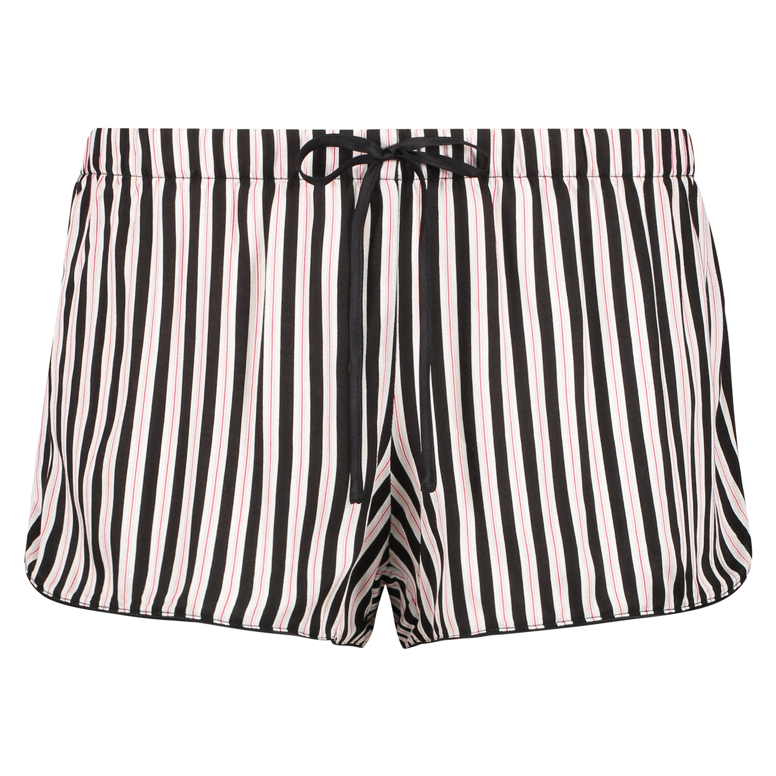 Pyjama short Woven, Zwart, main