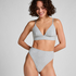 Katoenen bralette, Grijs
