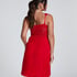 Slipdress Nora Lace, Rood
