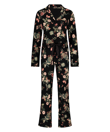 Pyjama set, Zwart