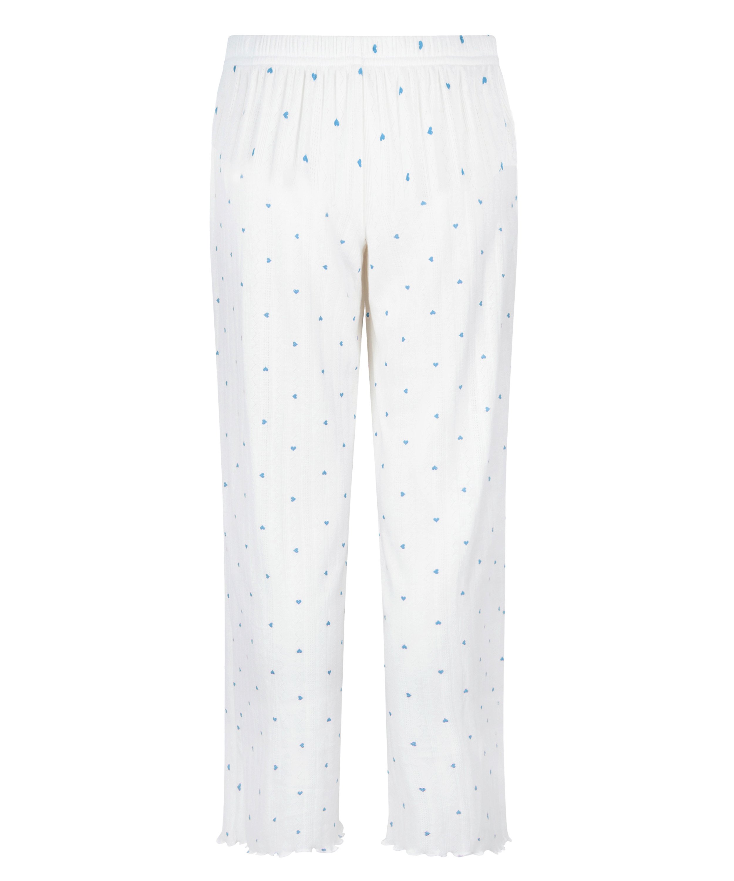 Pyjamabroek Pointelle, Blauw, main