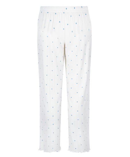 Pyjamabroek Pointelle, Blauw