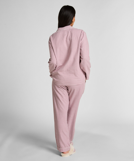 Pyjamabroek Flannel, Paars