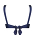 Triangel bikinitop Luxe, Blauw