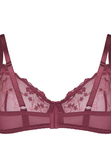 Hunkemöller Niet-voorgevormde beugel bh Peonie Paars, foto 2