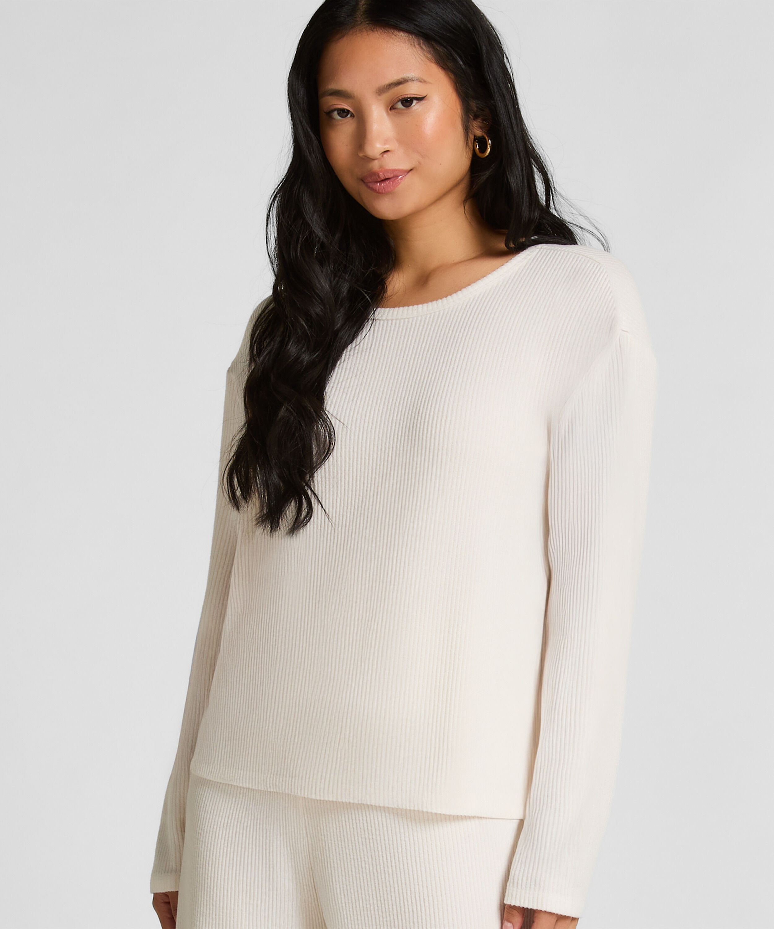 Pyjama top lange mouwen jersey