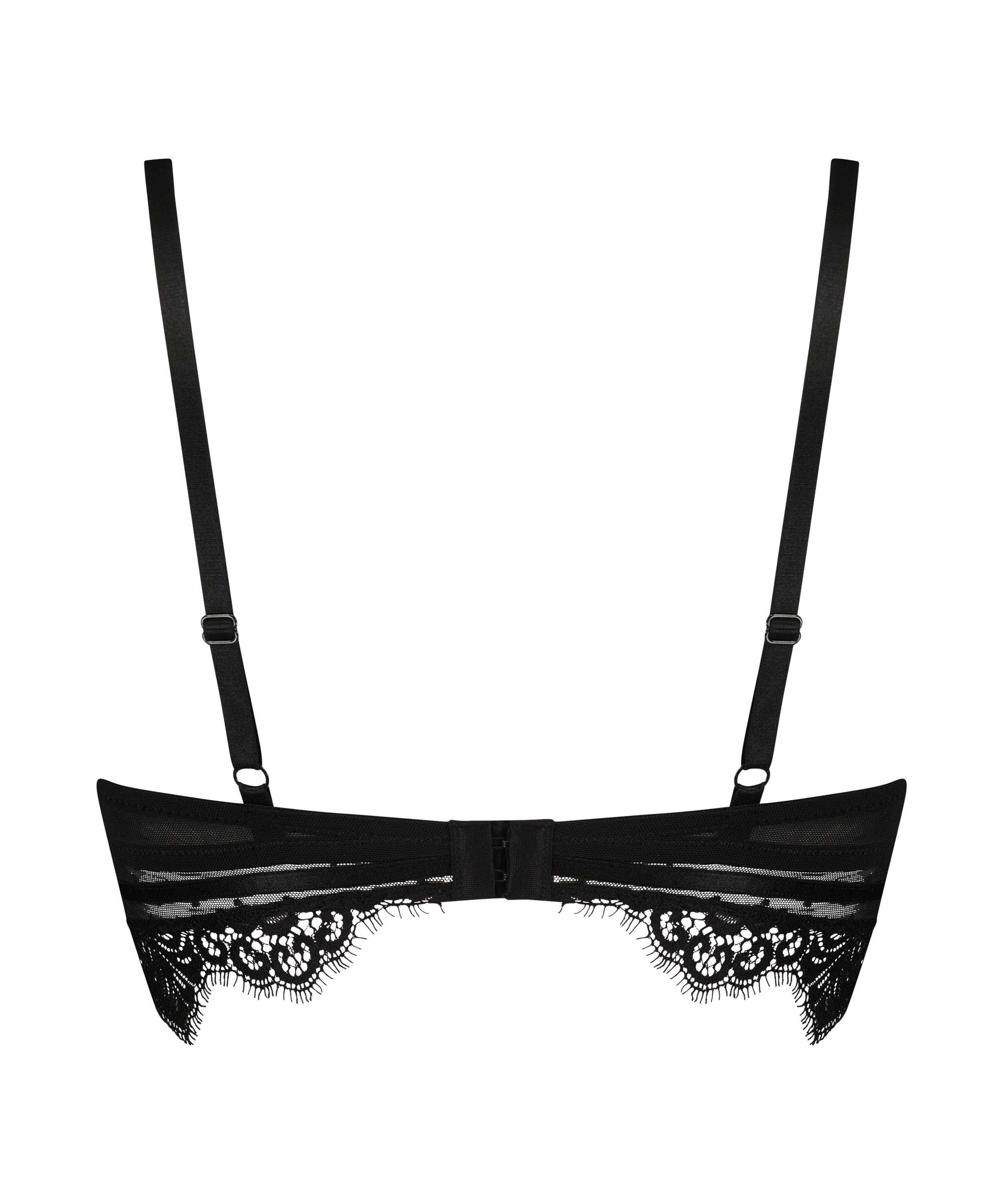 Soutien-gorge à armatures préformé longline Marilee, Noir, main