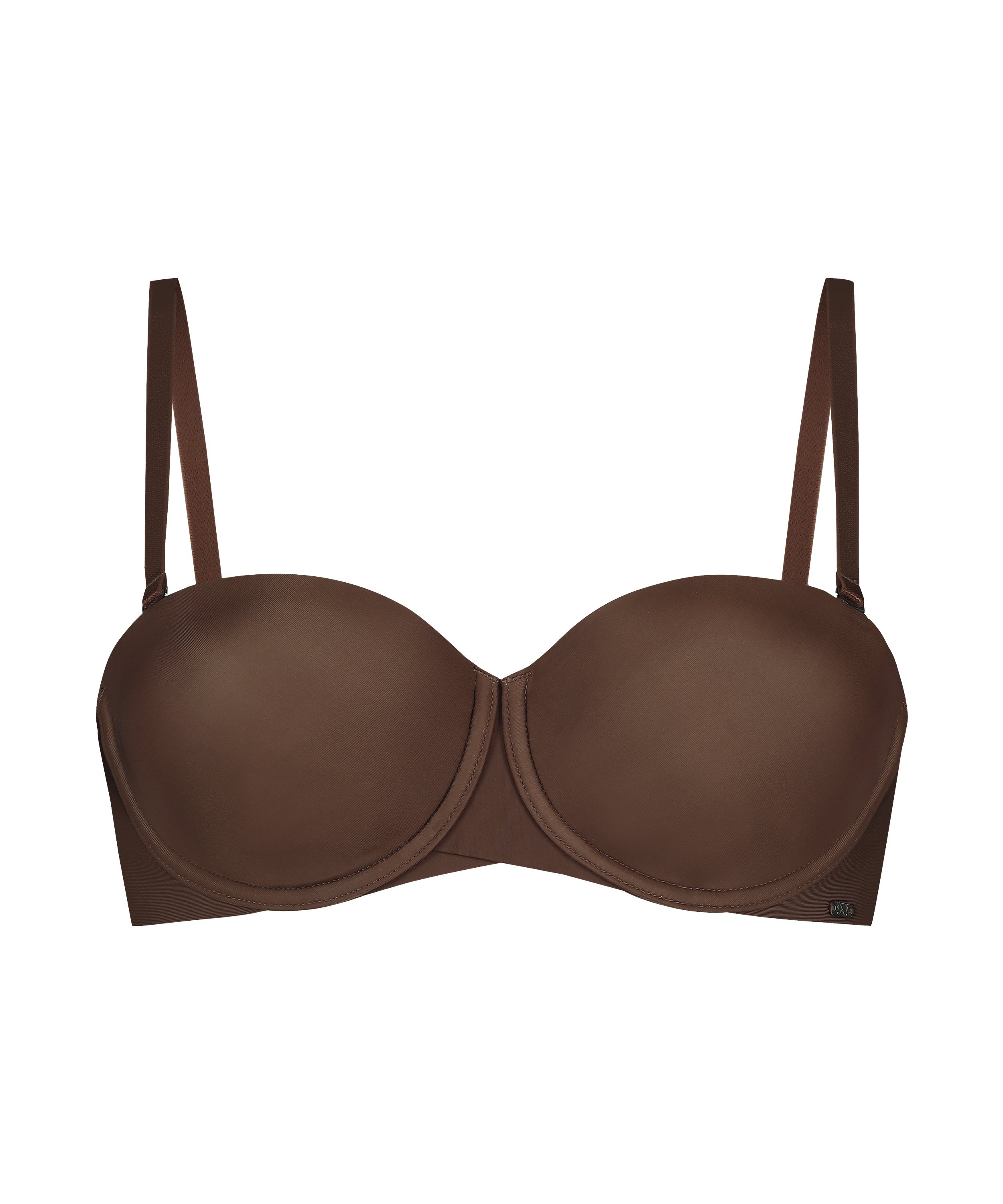 Voorgevormde strapless beugel bh Jane, Bruin, main