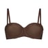 Voorgevormde strapless beugel bh Jane, Bruin