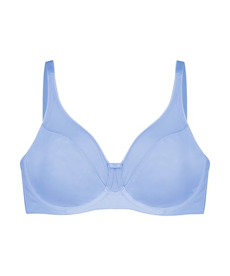 Soutien-gorge &agrave; armatures non-pr&eacute;form&eacute; minimiseur Nina, Bleu