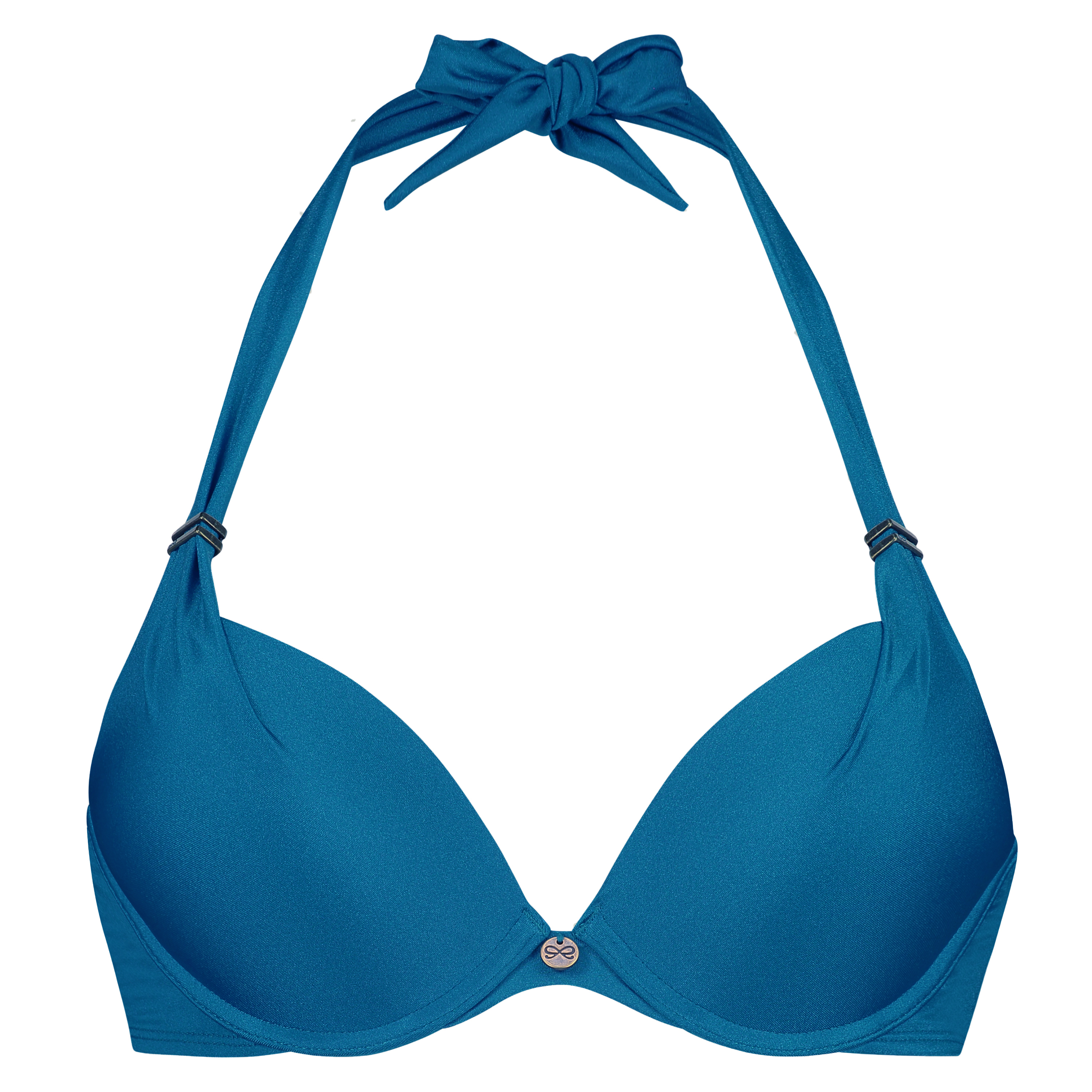 Voorgevormde push-up bikinitop Sunset Dream Cup A - E, Blauw, main
