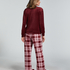 Ensemble pyjama Velours, Pourpre