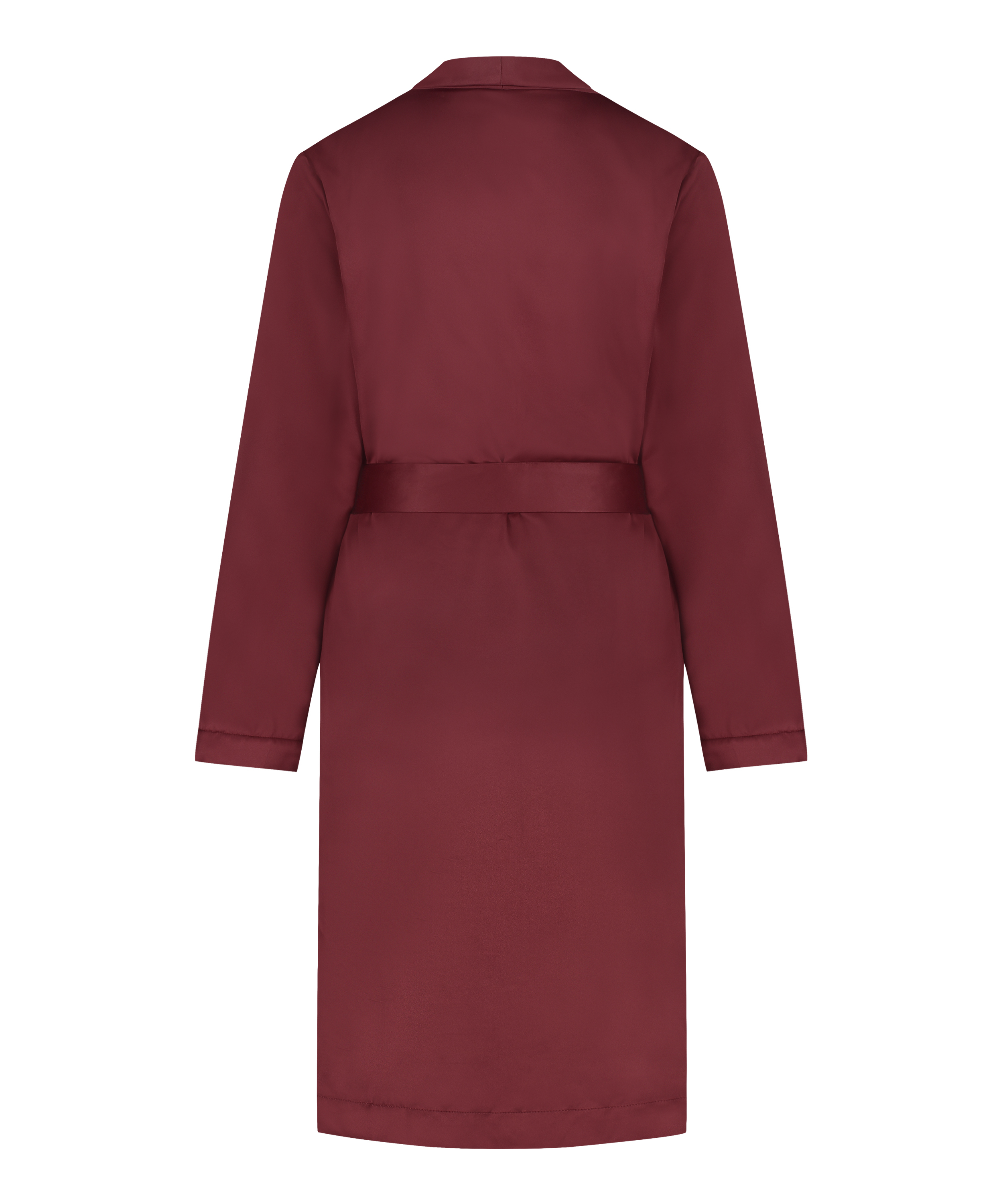 Badjas Satin Fleece, Rood, main