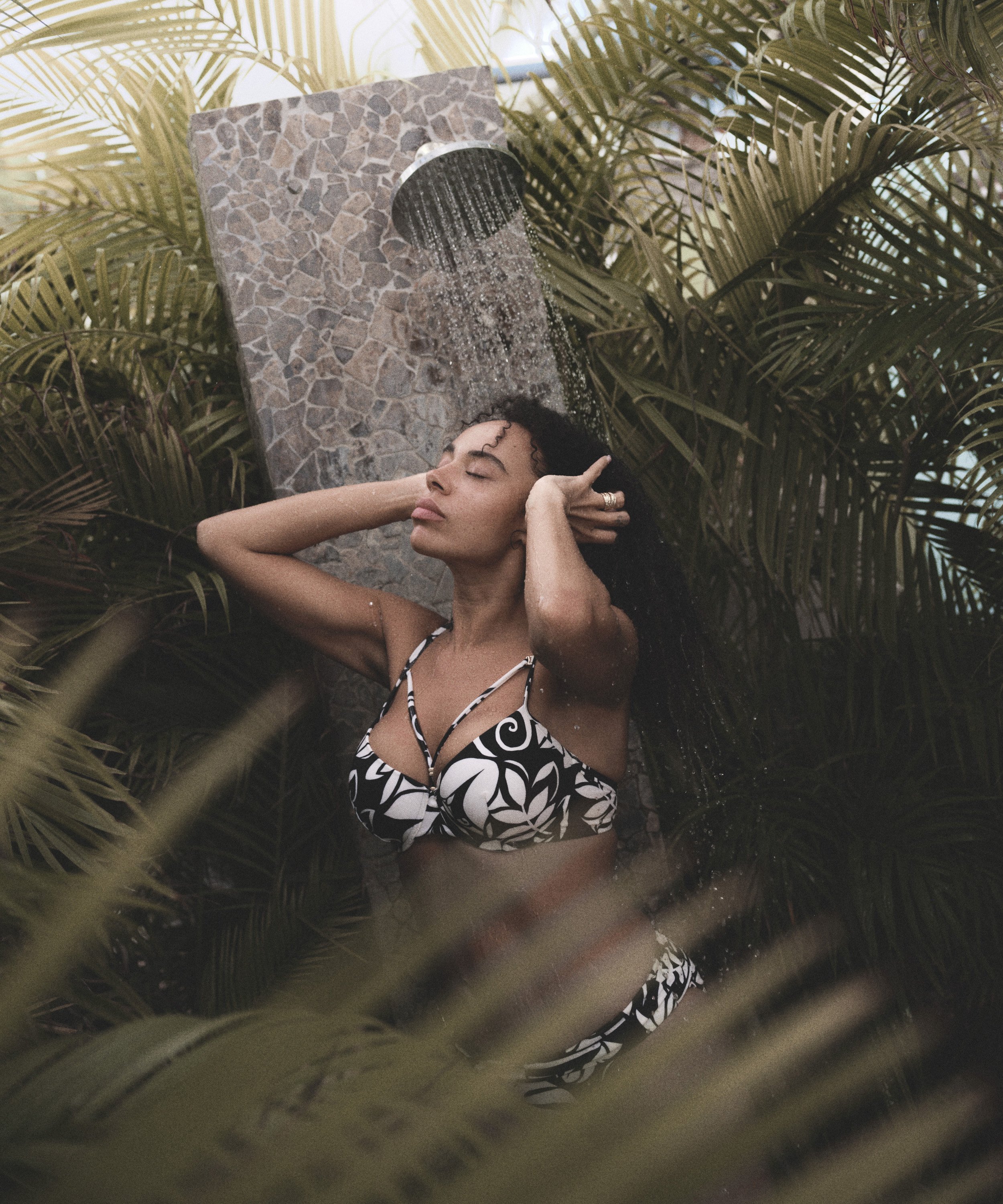 Bikinitop Mauritius, Zwart, main