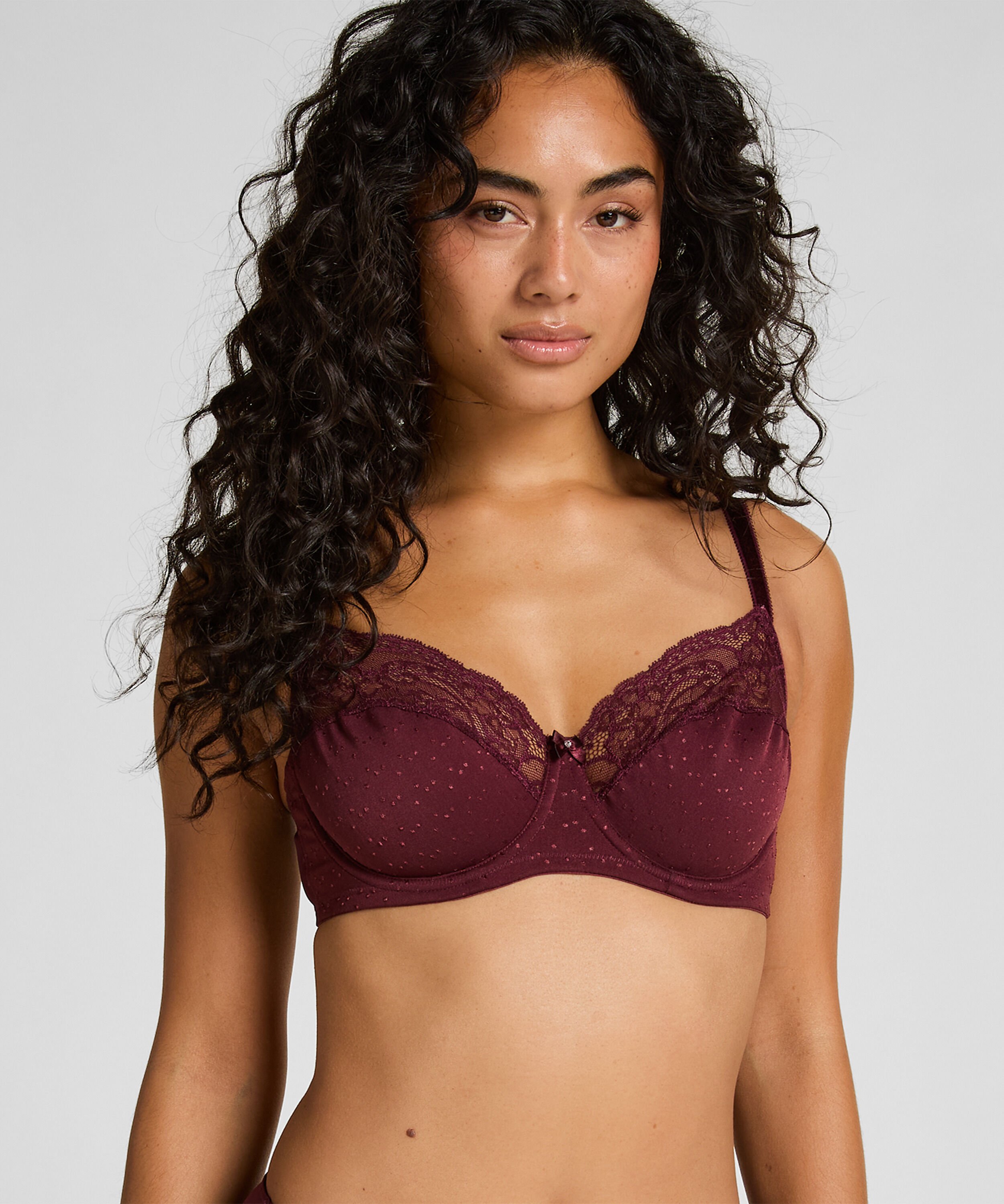 Soutien-gorge à armatures non-préformé Sophie, Pourpre