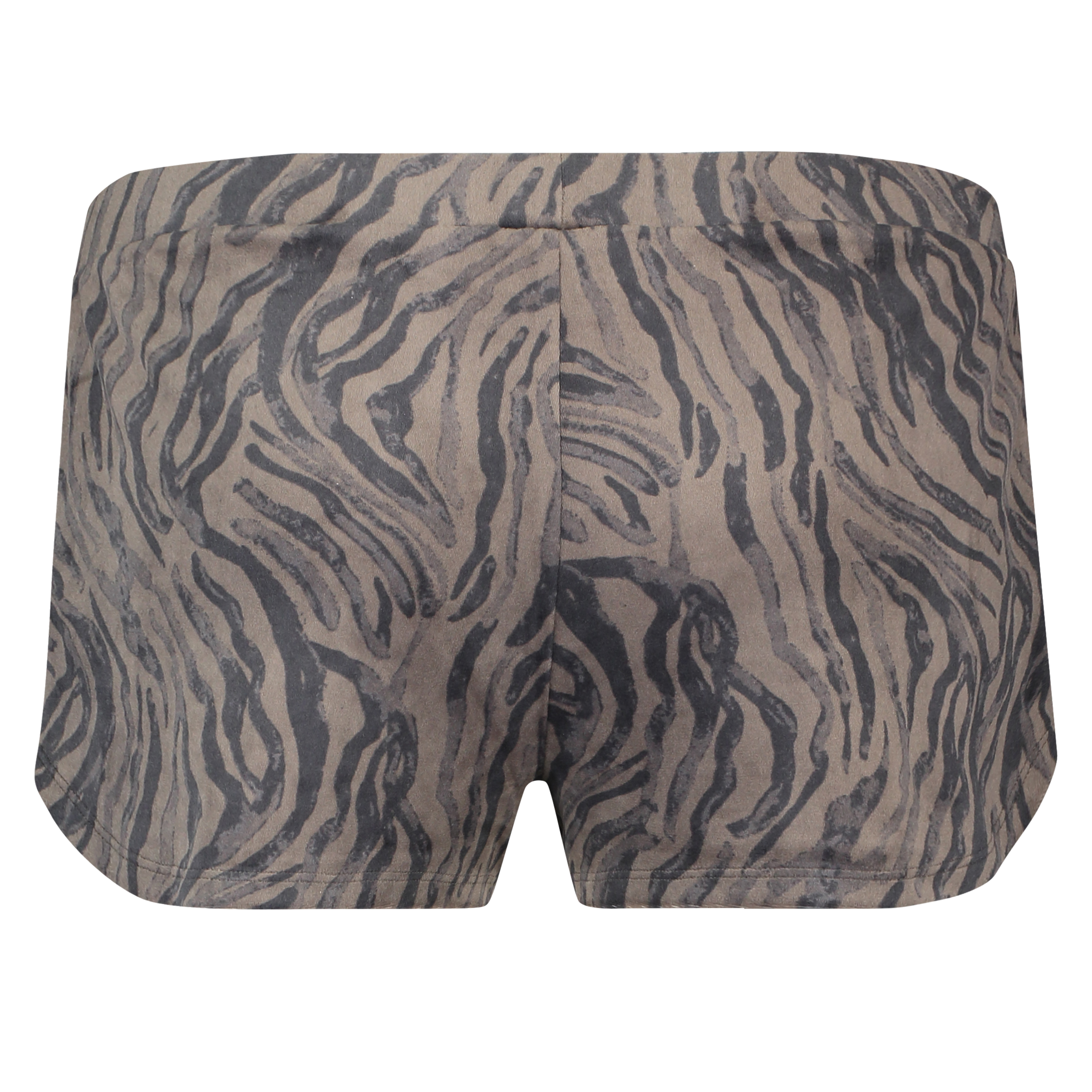 Short de pyjama velours, Gris, main