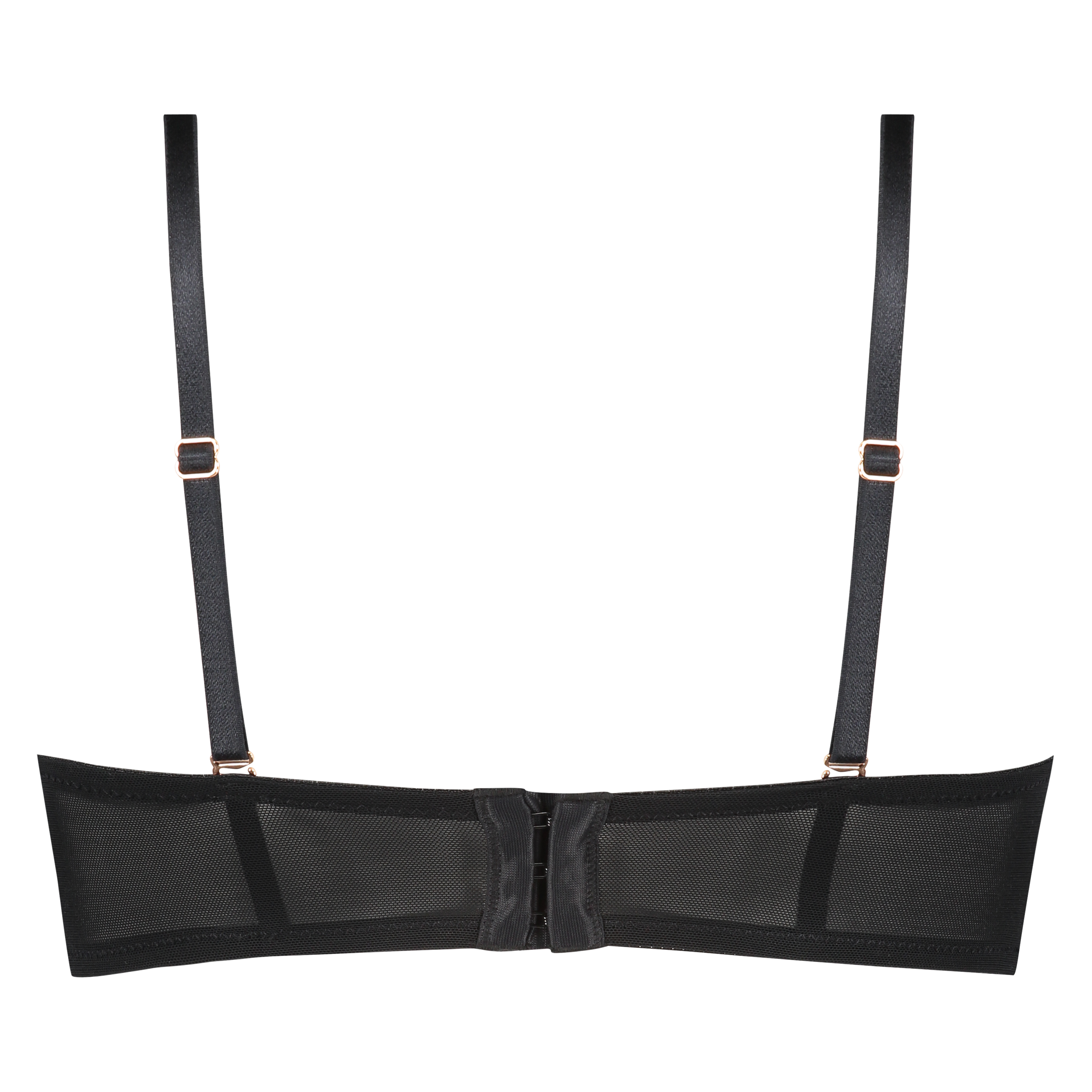 Voorgevormde strapless beugel bh Mara, Zwart, main