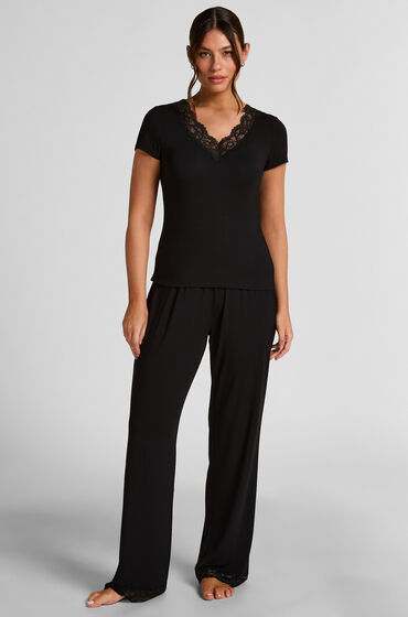Hunkemöller Pyjama Set Nana Zwart