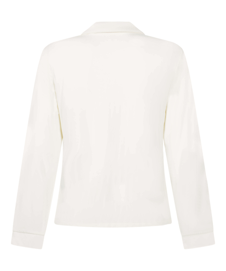 Veste &agrave; manches longues en jersey Essential, Blanc
