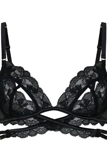Hunkemöller Bralette Zara Zwart, foto 3