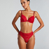 Soutien-gorge &agrave; armatures pr&eacute;form&eacute; Plunge, Rouge