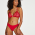 Invisible string Lace back, Rood