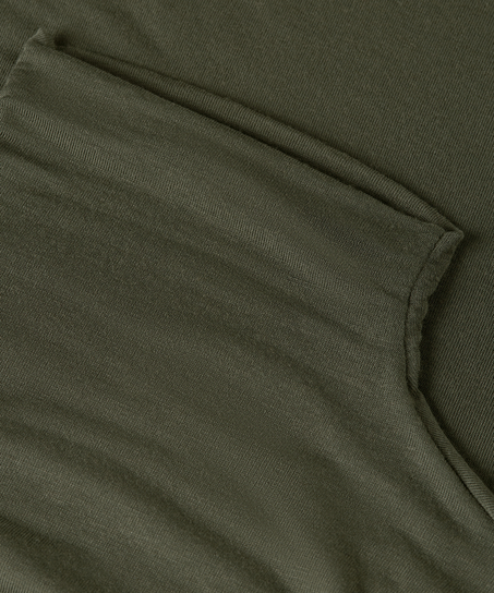 super soft Turtleneck shirt met Cashmere, Groen