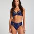 Hoge slip Diva, Blauw