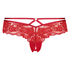 Brazilian met open kruis Sosha, Rood
