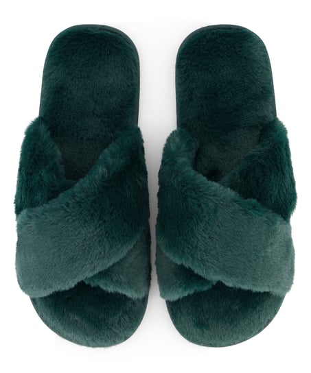 Chaussons Lia, Vert