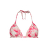 Triangel bikinitop Tie Dye, Roze