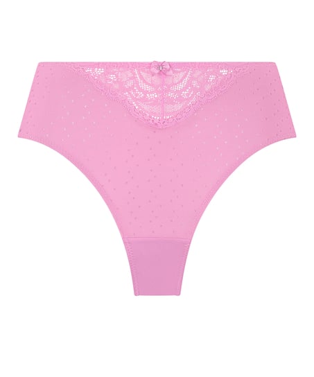 Slip taille haute Sophie, Rose