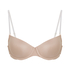 Soutien-gorge à armatures préformé Transparent Back, Beige